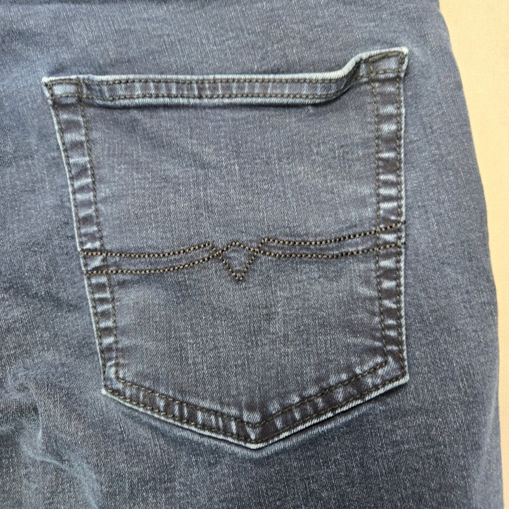 Polo Jeans Simon Slim Straight Dark Wash Denim Pants Blue Mens Size 34 Stretch - Picture 4 of 12